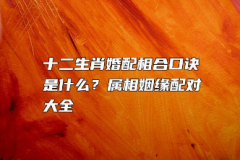 <b>6个不利婚姻的生肖组合，准备结婚的你要注意！</b>