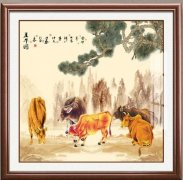 <b>属牛人的客厅风水挂画 属牛的人客厅吉利挂画</b>