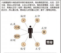 八字十神与六亲关系