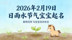 2026年2月19日出生宝宝 专业起名